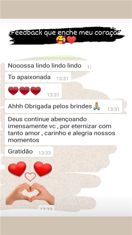 Print de depoimento de cliente
