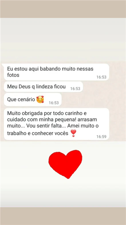 Print de depoimento de cliente