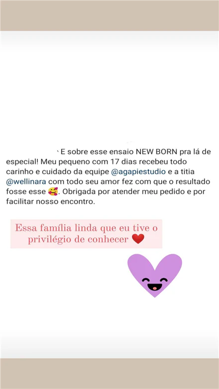 Print de depoimento de cliente