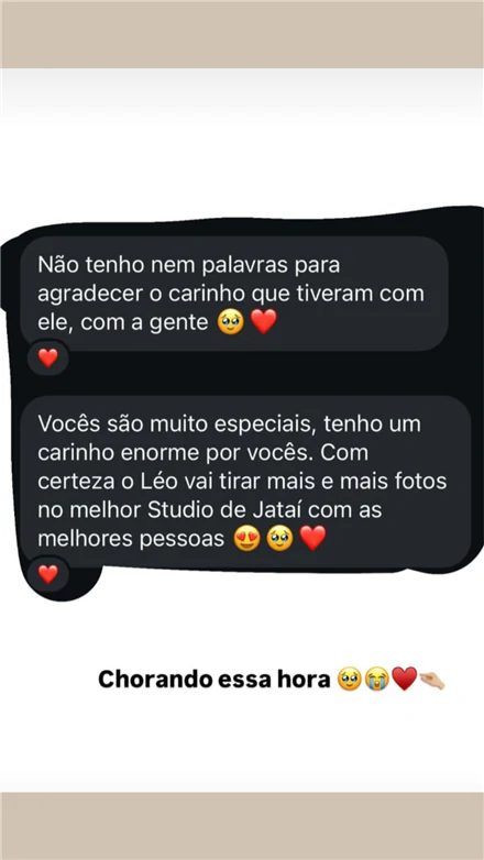 Print de depoimento de cliente